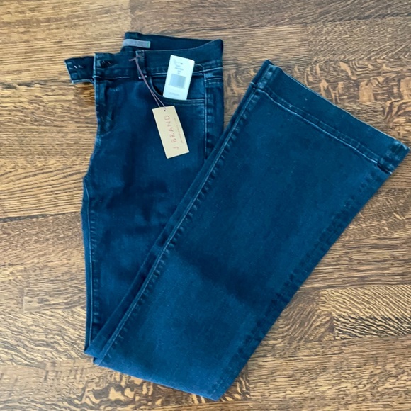 J Brand Lovestory Low Rise Bell Bottom Jean